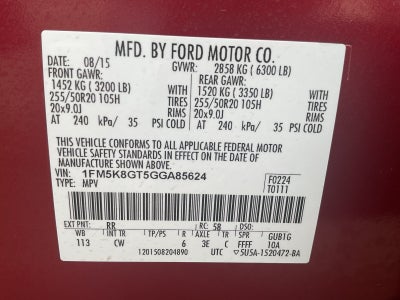 2016 Ford Explorer Sport