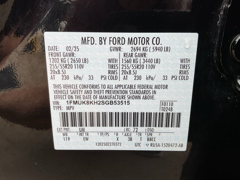 2025 Ford Explorer ST-Line