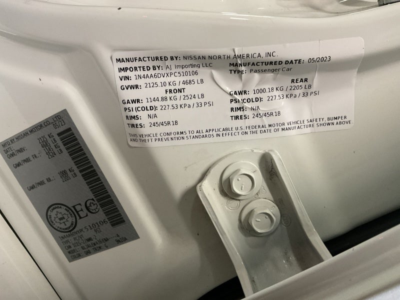 2023 Nissan Maxima SL