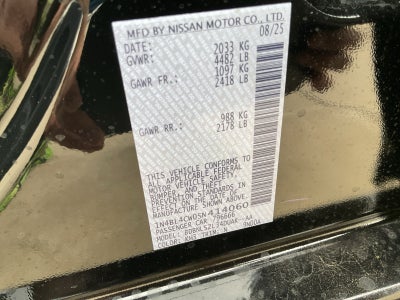 2025 Nissan Altima SR