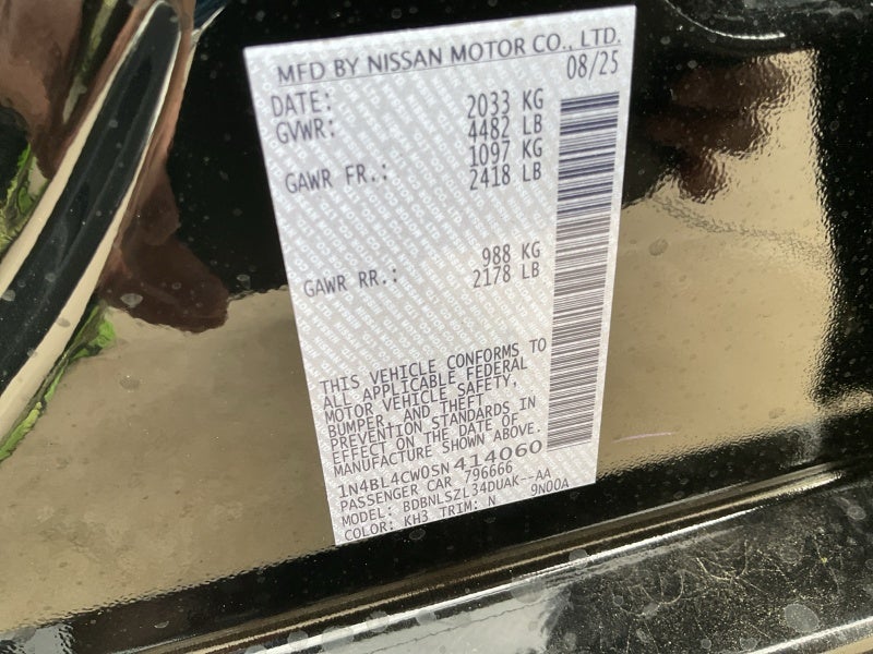 2025 Nissan Altima SR