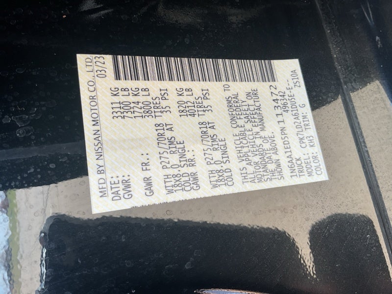 2023 Nissan Titan PRO-4X