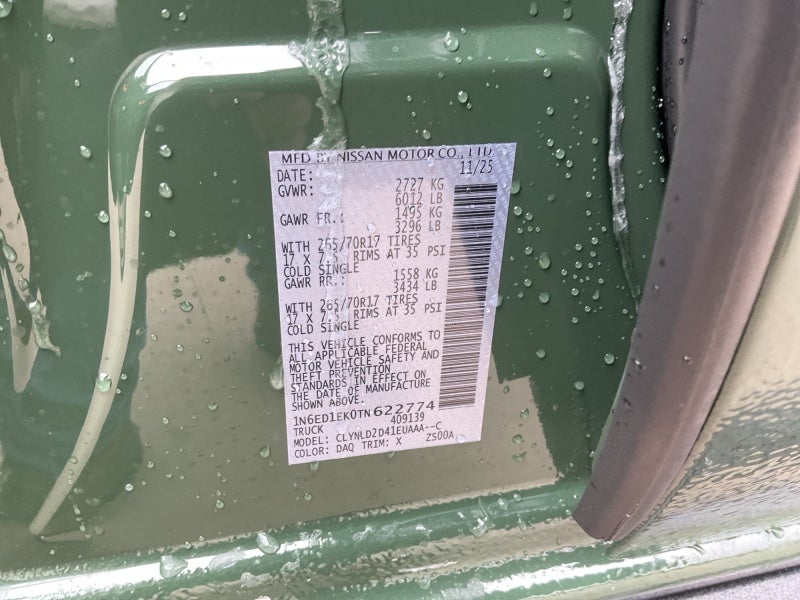 2026 Nissan Frontier Crew Cab PRO-4X®