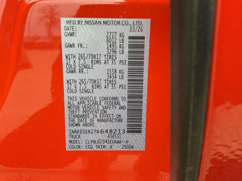 2026 Nissan Frontier Crew Cab PRO-4X®