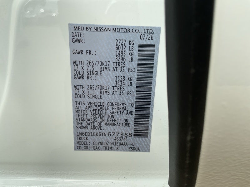 2026 Nissan Frontier Crew Cab PRO-4X®