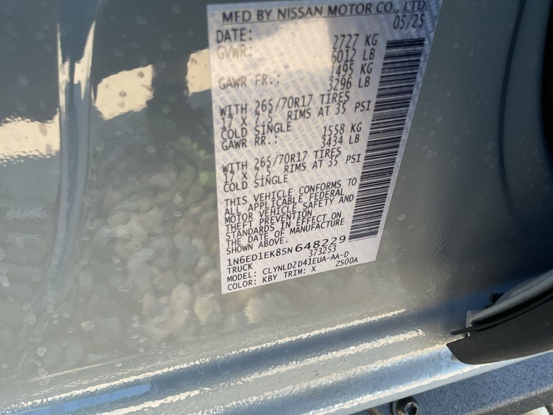 2025 Nissan Frontier Crew Cab PRO-4X®