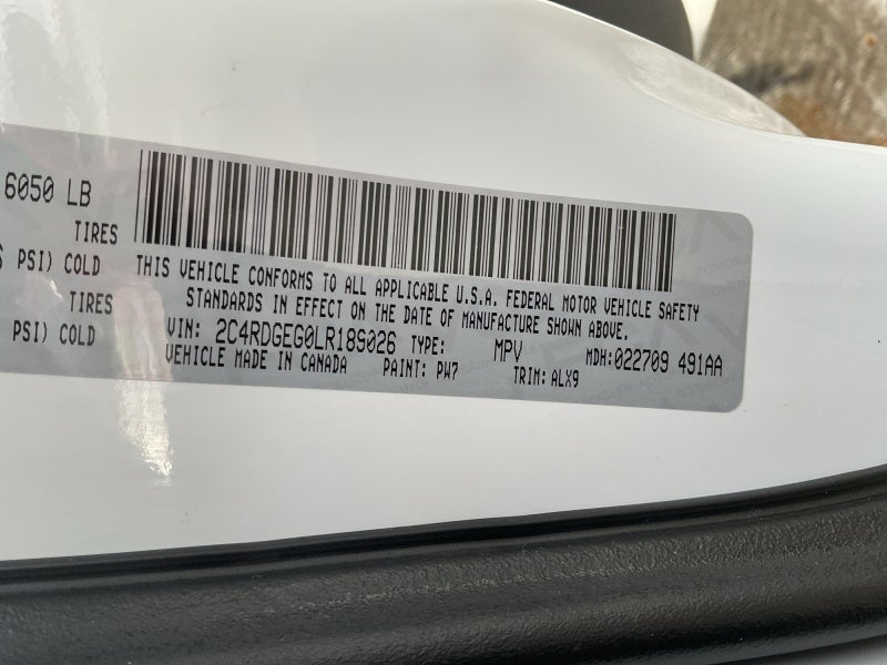 2020 Dodge Grand Caravan GT