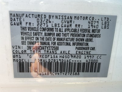 2026 Nissan Sentra SV