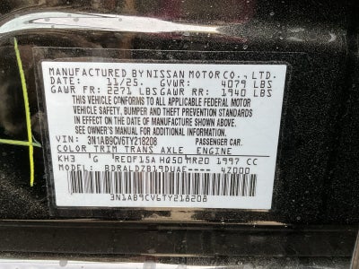 2026 Nissan Sentra SV