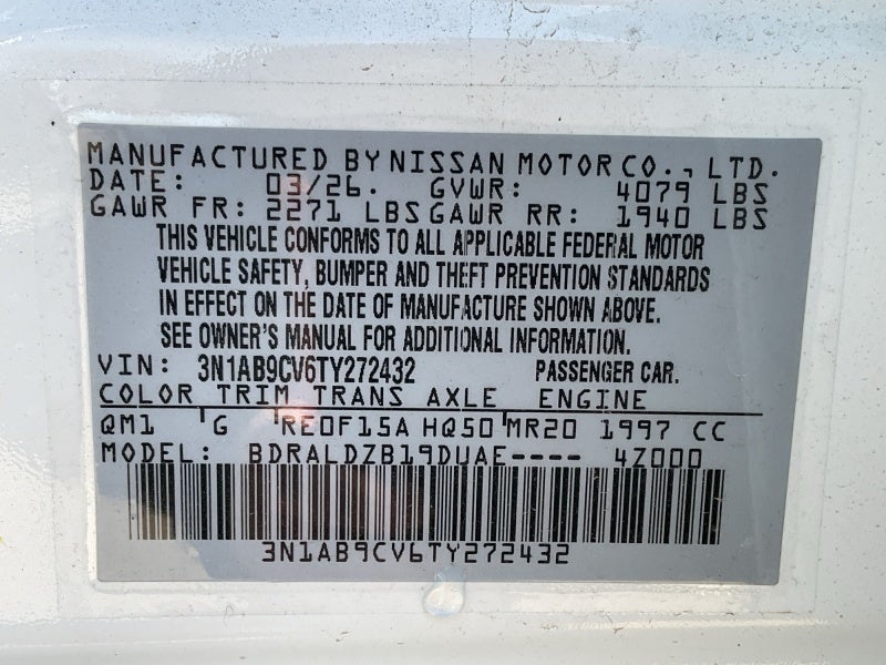 2026 Nissan Sentra SV
