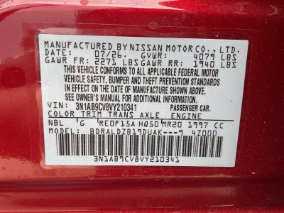 2027 Nissan Sentra SV