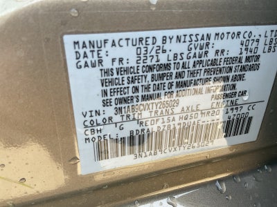 2026 Nissan Sentra SV