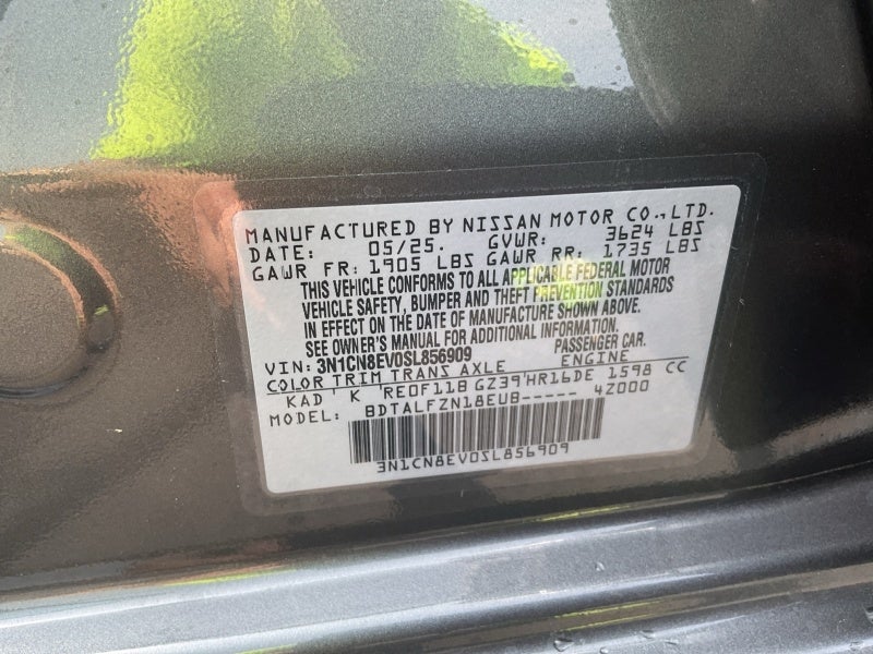 2025 Nissan Versa SV