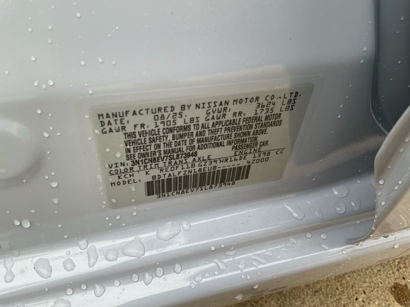 2025 Nissan Versa SV