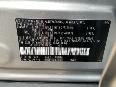 2025 Toyota RAV4 Hybrid SE