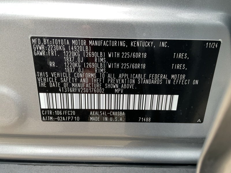 2025 Toyota RAV4 Hybrid SE