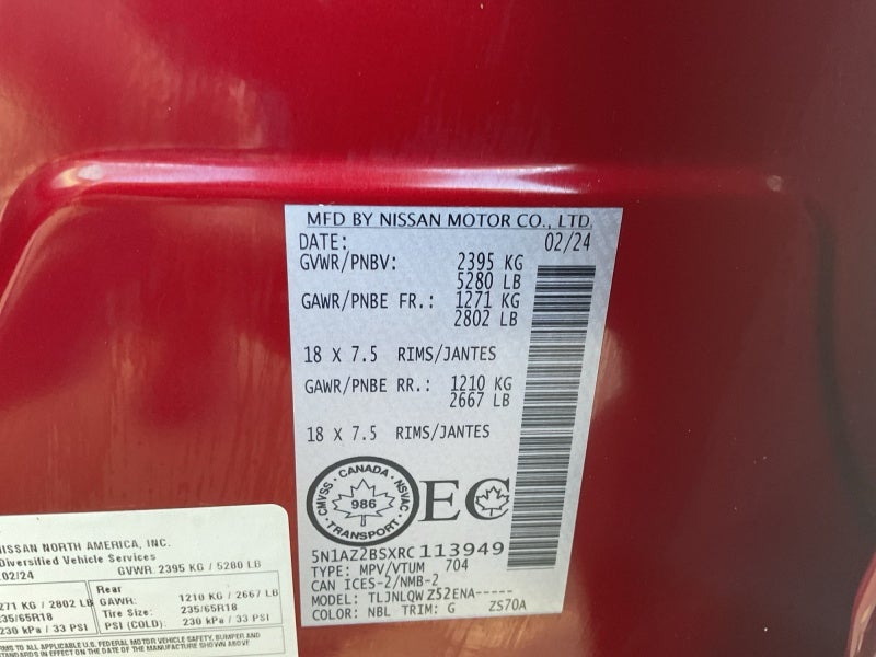 2024 Nissan Murano SV