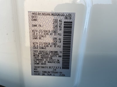 2026 Nissan Rogue SV