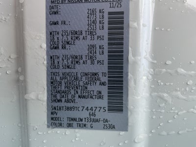 2026 Nissan Rogue SV