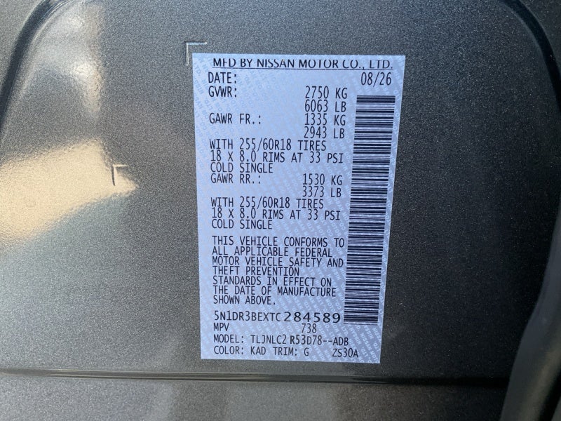 2026 Nissan Pathfinder SV