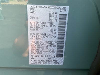 2026 Nissan Pathfinder Rock Creek®