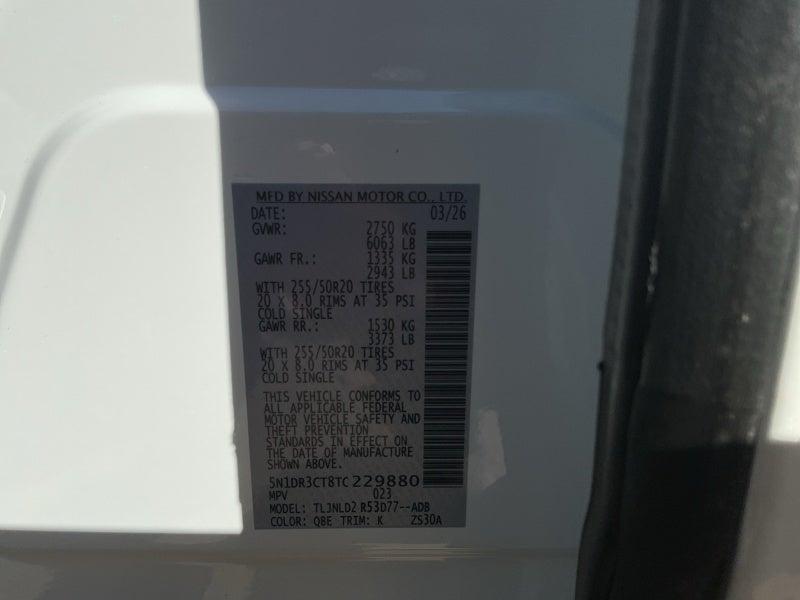 2026 Nissan Pathfinder SL