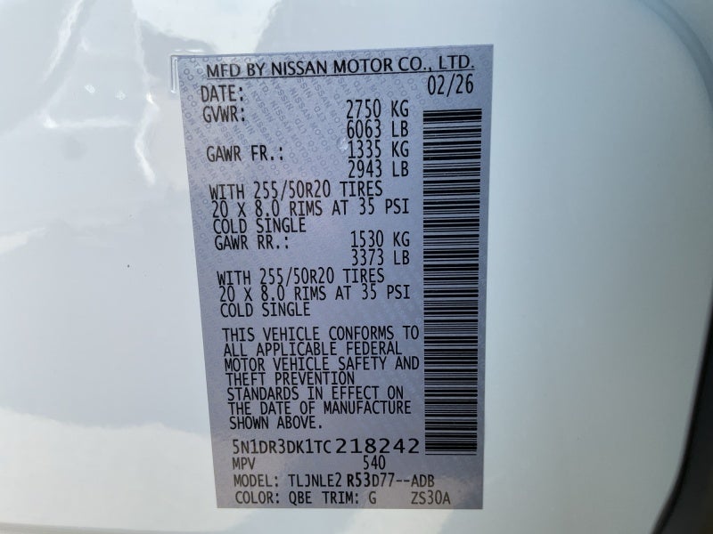 2026 Nissan Pathfinder Platinum