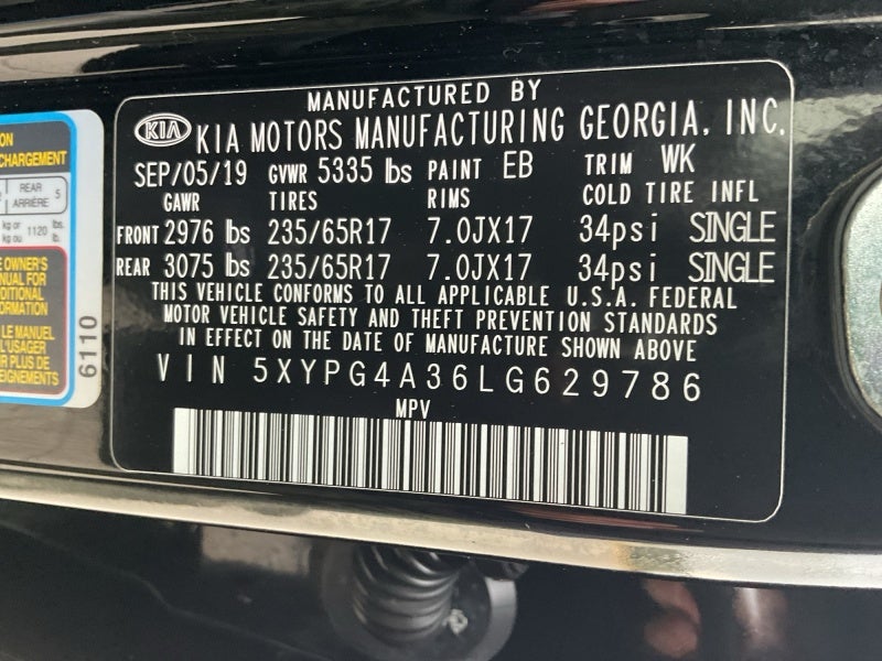 2020 Kia Sorento LX