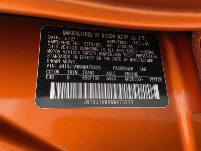 2022 Nissan Rogue Sport S