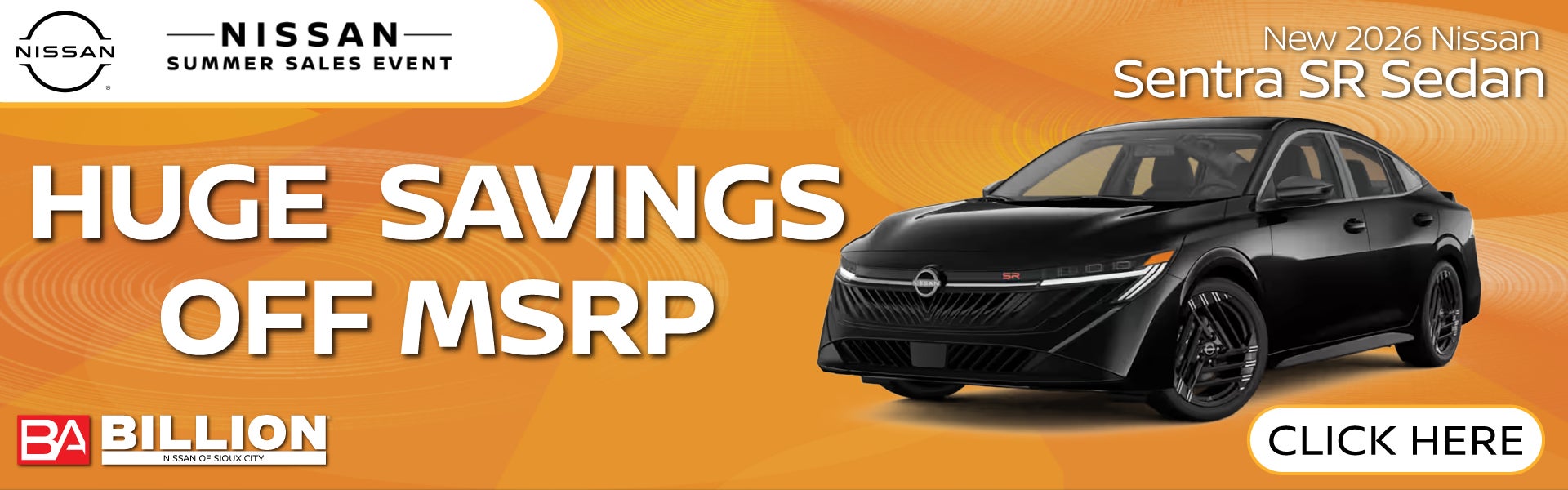 NEW 2026 NISSAN SENTRA SR SEDAN