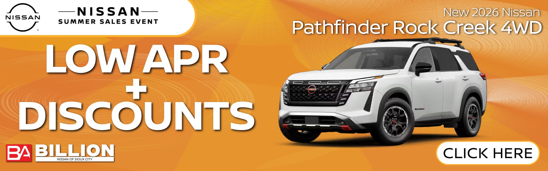 NEW 2026 NISSAN PATHFINDER ROCK CREEK