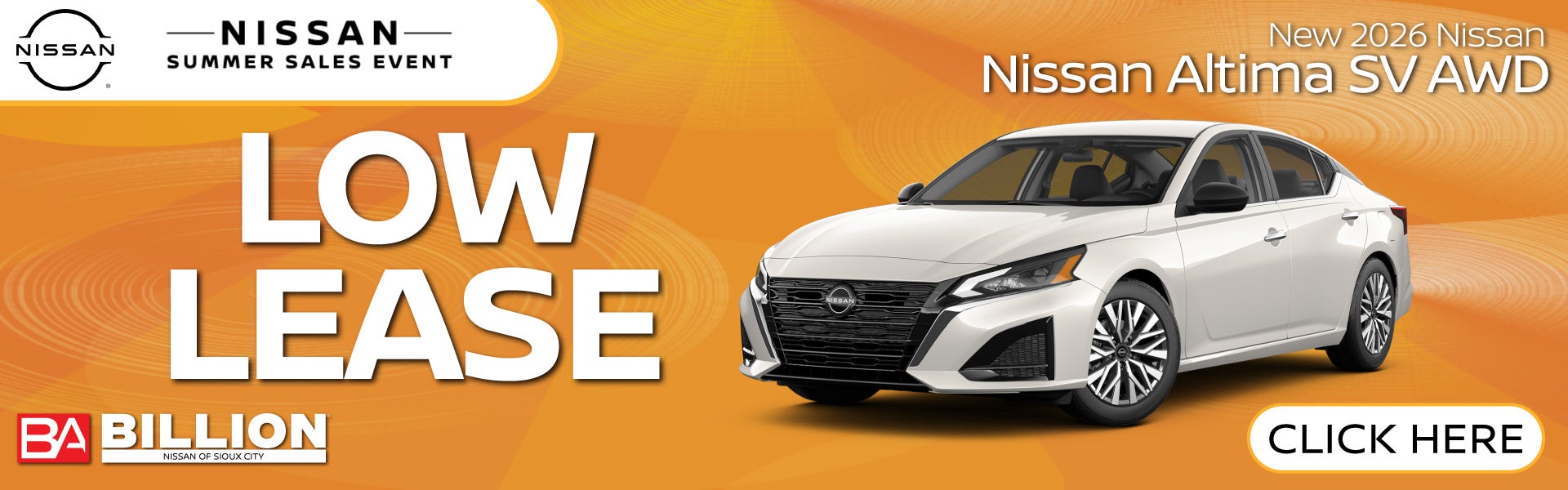 NEW 2026 NISSAN ALTIMA SV