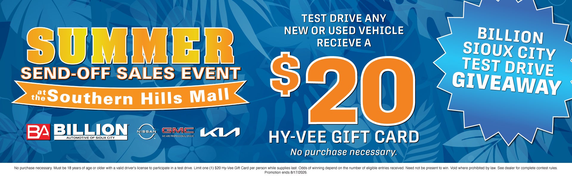 SALES EVENT TEST DRIVE