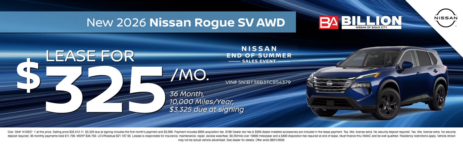 NEW 2026 NISSAN ROGUE SV