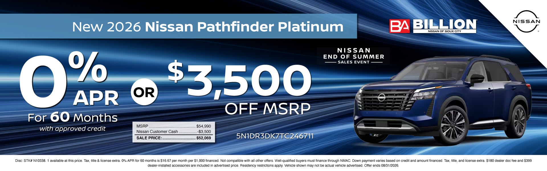 NEW 2026 NISSAN PATHFINDER PLATINUM