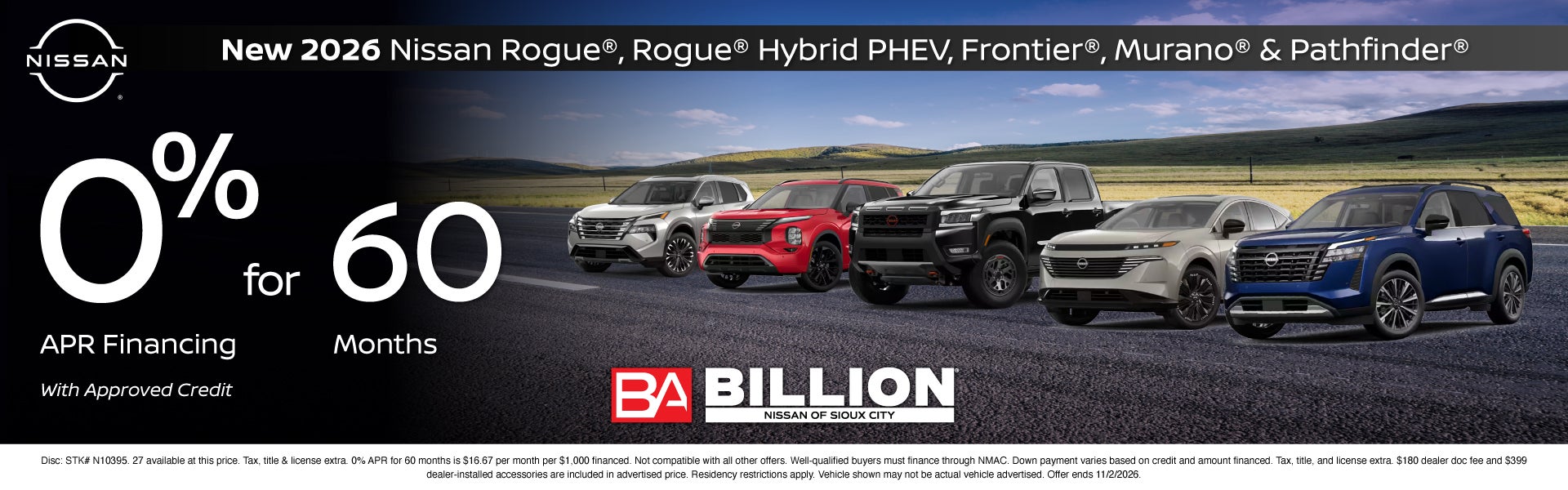 NEW 2026 NISSAN ROGUE, ROGUE HYBRID, FRONTIER, MURANO & PATH