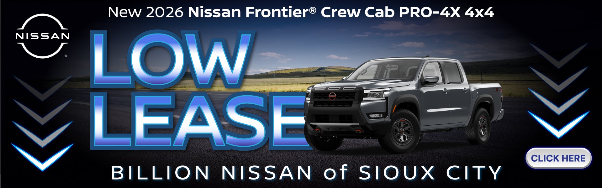NEW 2026 NISSAN FRONTIER PRO-4X CREW CAB