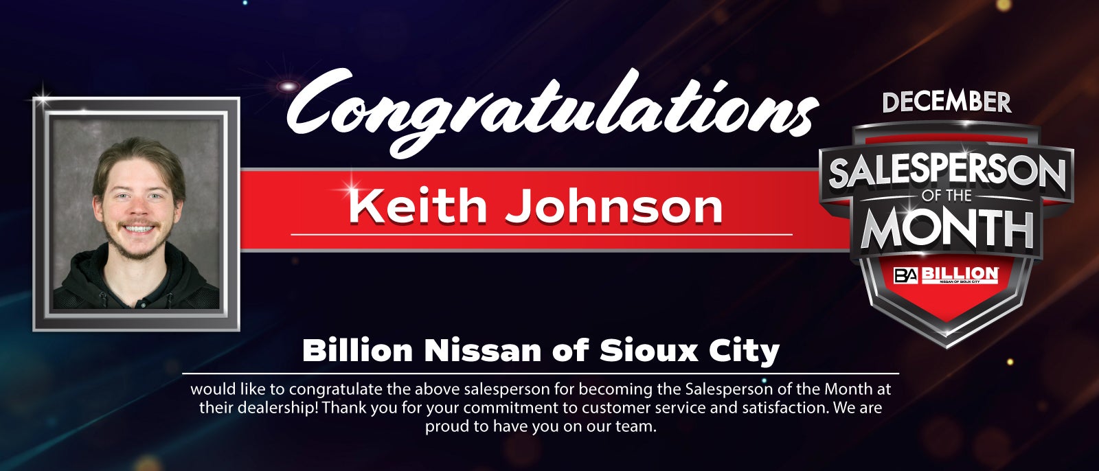 SALESPERSON OF THE MONTH