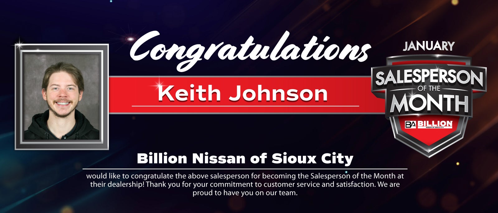 SALESPERSON OF THE MONTH