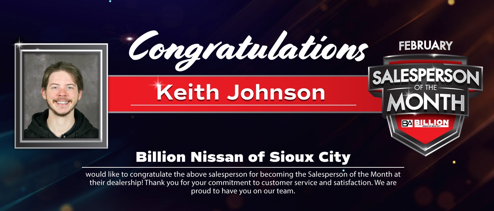 SALESPERSON OF THE MONTH